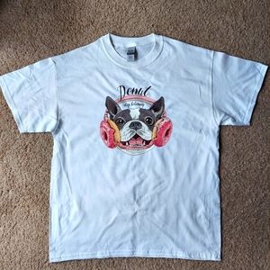 Donut Dog Gildan Size Large T Shirt
